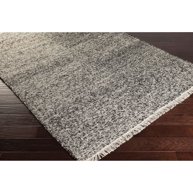 Hand-Woven Luther Solid Viscose Area Rug