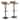 Carbon Loft Hess Industrial Barstool in Antique Metal and Faux Leather (Set of 2)