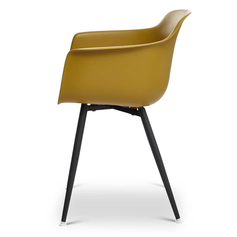 Dana Arm Chair - Set of 4 - Black Frame