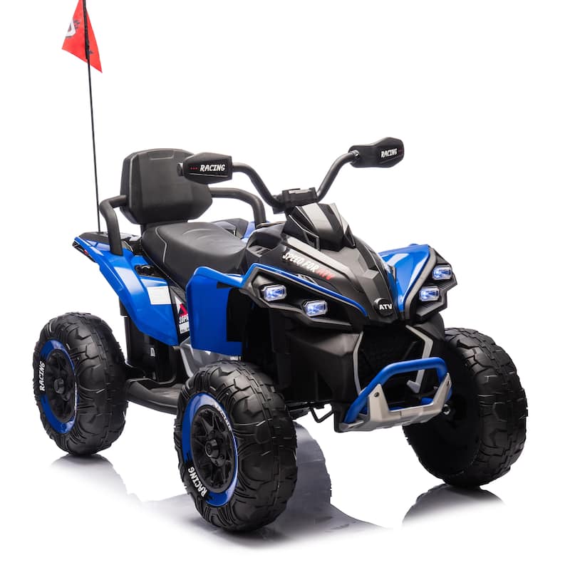 24V Kids Ride On Electric W/parents Control,Four-wheel shock absorber,English storytelling function,For Kids Aged 3-12