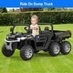 preview thumbnail 13 of 18, 24V 2 Seater Ride On Dump Truck with Remote Control Black