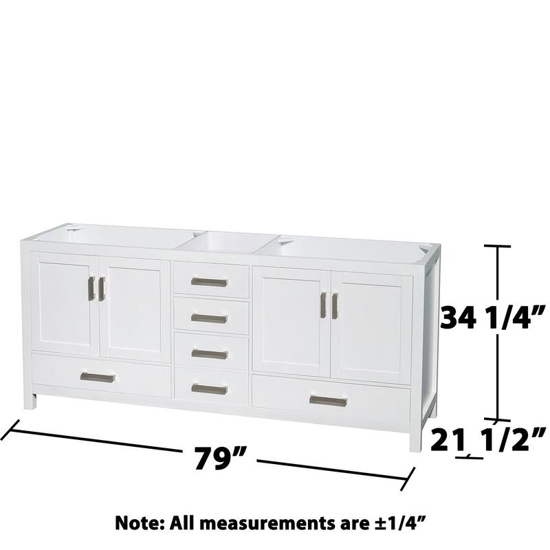 Wyndham Collection WC-1414-80-DBL-UM-VAN Sheffield 79" Double
