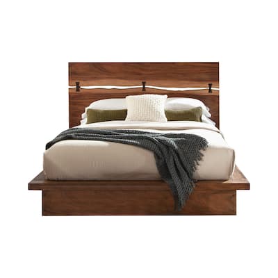 Bed in Smokey Walnut And Coffee Bean
