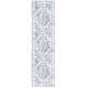preview thumbnail 10 of 10, SAFAVIEH Baltimore Kiley Machine Washable Shabby Chic Vintage Oriental Rug 2'2" x 10' Runner - Light Grey/Blue - Runner