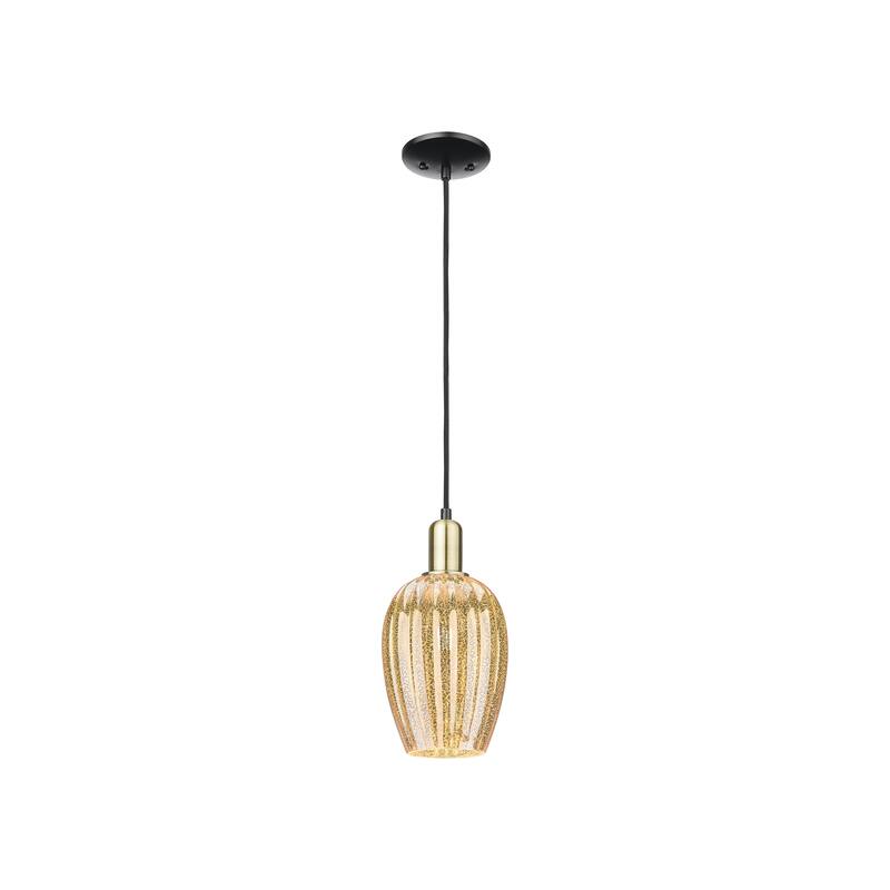 Innovations Lighting Downtown Urban - Preston - 1 Light 6" Flute Shade Cord Hung Mini Pendant