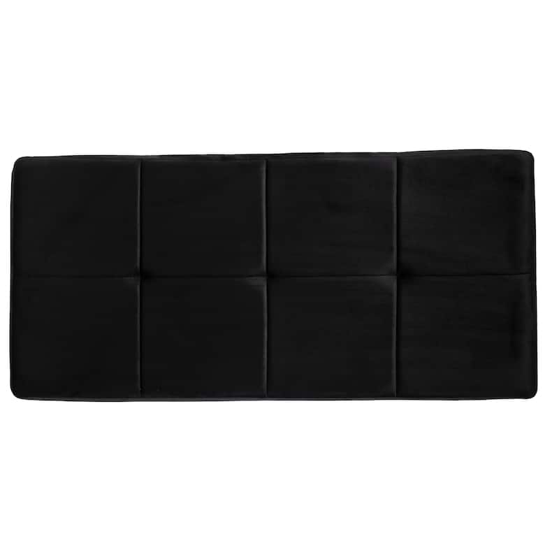 SEI Furniture Tormayne Velvet Entryway Bench