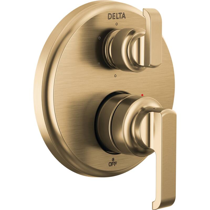 Delta T24989 Tetra 14 Series Pressure Balanced Valve Trim with - Lumicoat Champagne Bronze