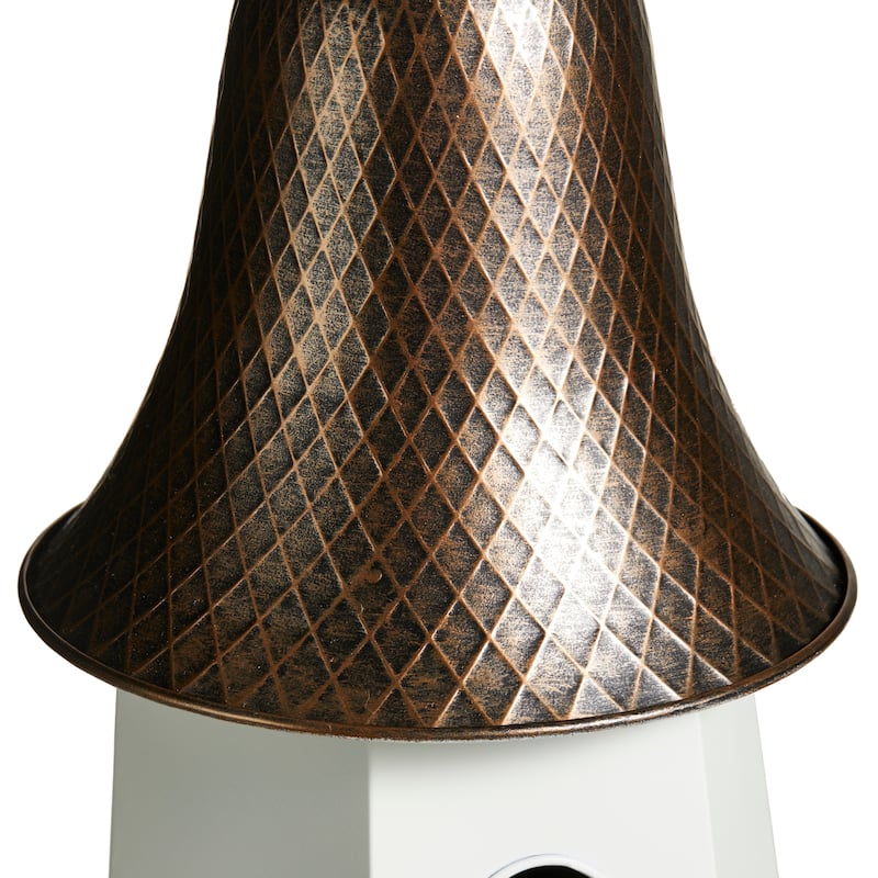Glitzhome 24"H Bell Roof Decorative Outdoor Garden Birdhouse - 8.75''L X 8.75''W X 24.00''H