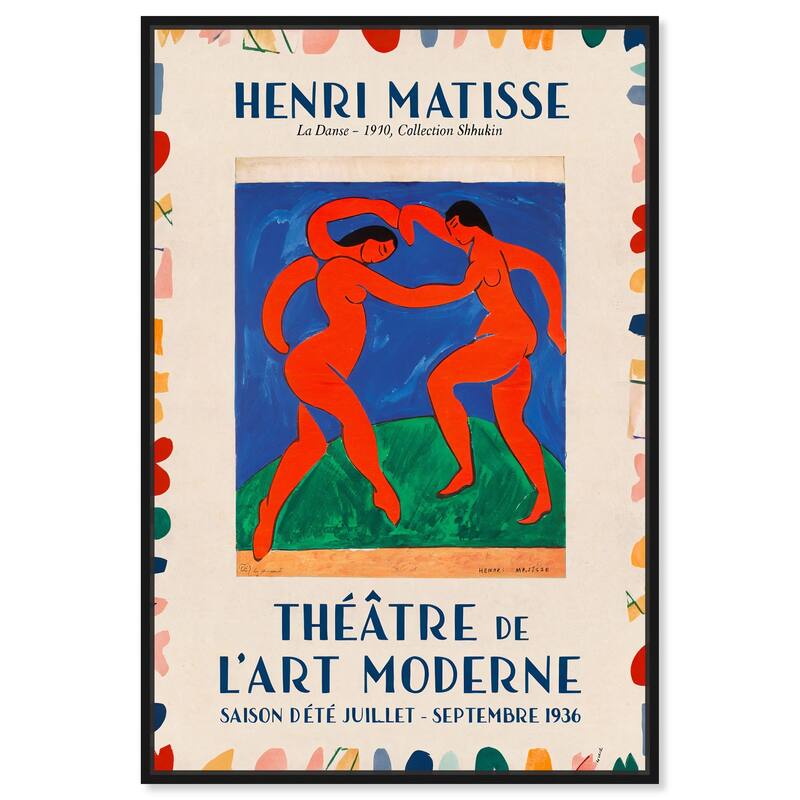Dance by Henri Matisse by Art Remedy - Black - 30" x 45"