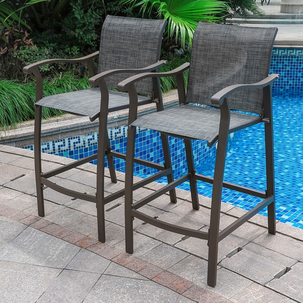 Shop Outdoor Counter Height Bar Stools Classic Patio Bar Chairs