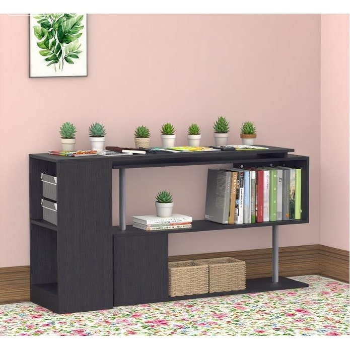 Rotating Corner Computer Desk ModernHome Office Workstation