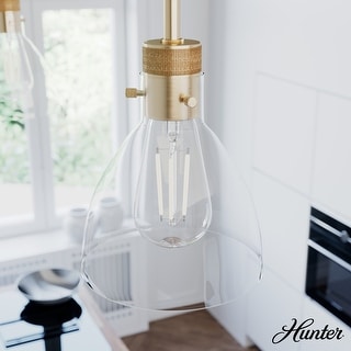 Hunter 6" Van Nuys 1 Light Mini Pendant - Kitchen Island, Dining Room - Industrial, Modern, Transitional