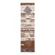 preview thumbnail 4 of 13, SAFAVIEH Hand-knotted Kenya Jaylah Southwestern Tribal Wool Rug 2'3" x 8' Runner - Grey/Brown - Runner
