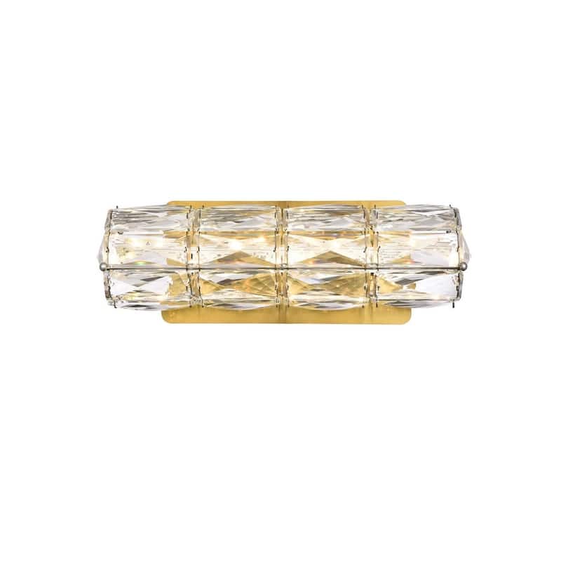Elegant Lighting Valetta 4-11/16" Tall Integrated LED Wall Sconce - Gold