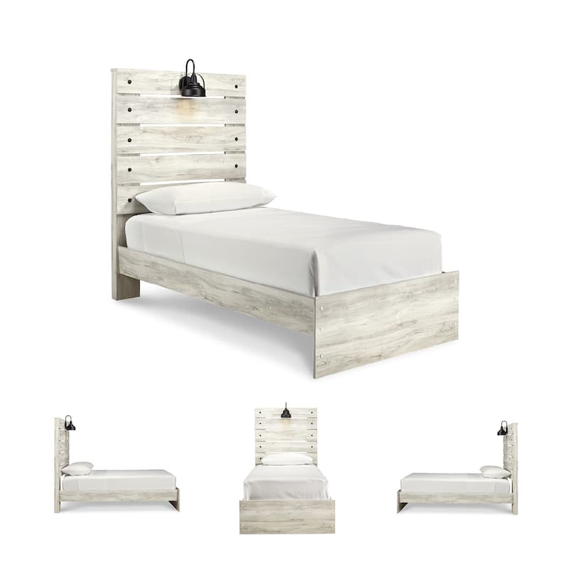 Cambeck Whitewash Panel Bed
