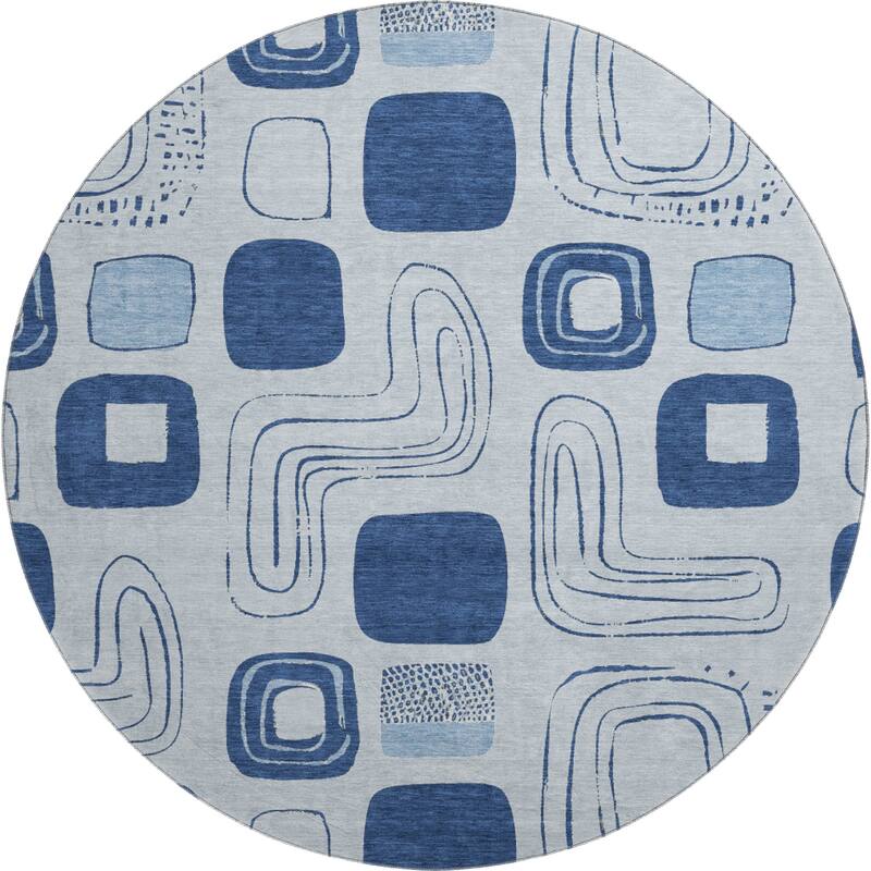 Premium Washable Super Soft Contemporary Elements Mayfield Rug