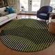 preview thumbnail 11 of 47, Machine Washable Indoor/ Outdoor Abstract Stripe Chantille Rug
