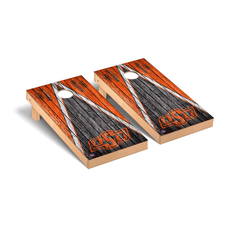 Oklahoma State Cowboys 2x4 Pro Cornhole Boards - V7 - Include LED Lights