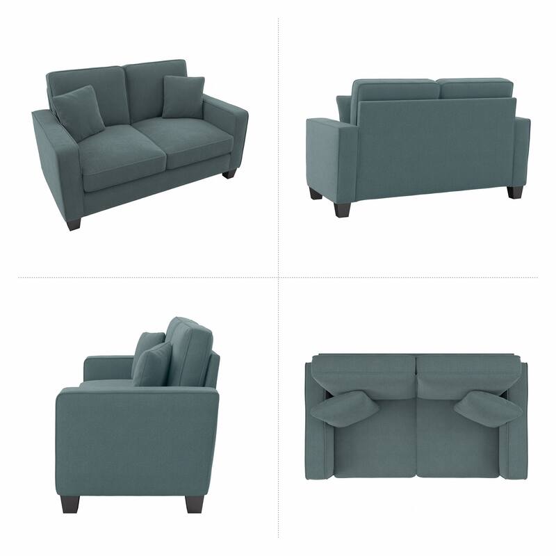Bush Furniture Stockton 61W Small Loveseat Sofa for Living Room