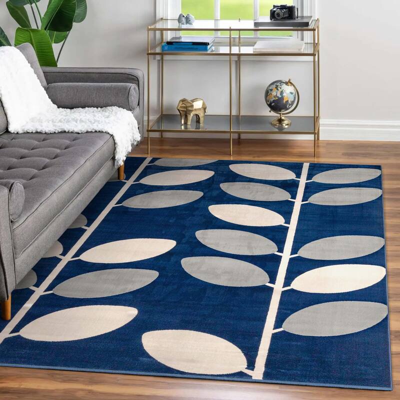 Well Woven Barclay Belinay Botanical Abstract Pattern Floral Area Rug