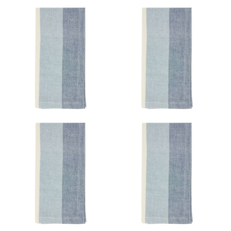 Table Napkins With Stripe Design (Set of 4) On Sale Bed Bath