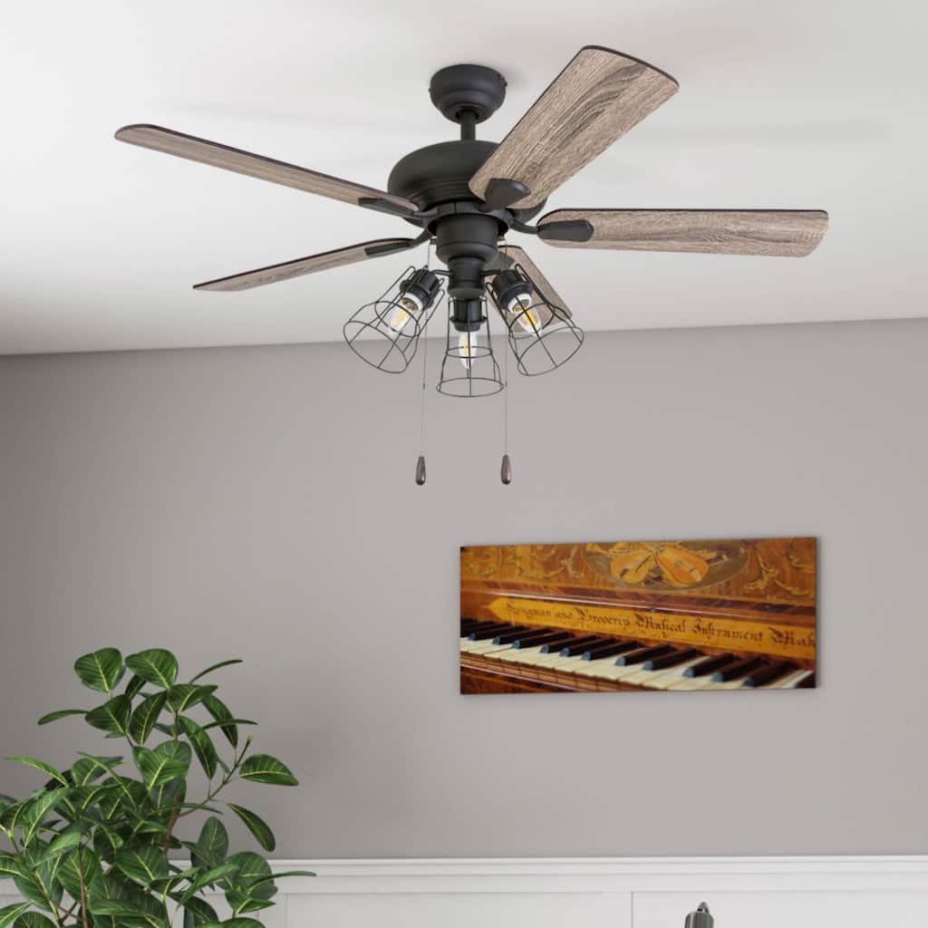 The Gray Barn Rugaard 42-inch Bronze 3-light LED Ceiling Fan