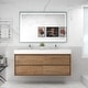 preview thumbnail 3 of 45, Morava 60" Floating Vanity with Double Sink