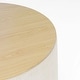 preview thumbnail 39 of 59, HomePop Round Storage Ottoman table with Wood Top