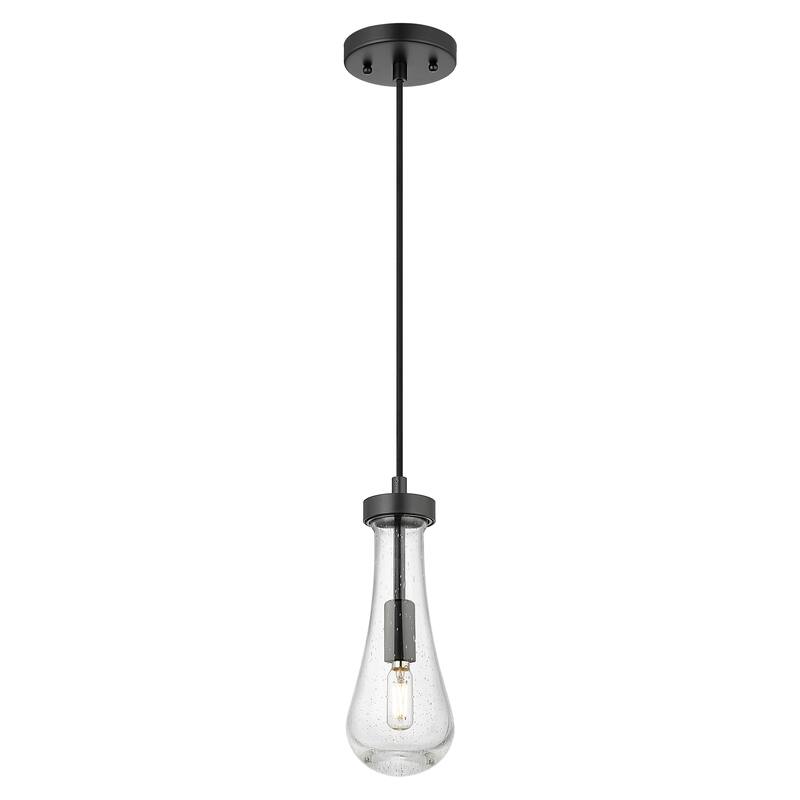 Innovations Lighting Downtown Urban - Owego - 1 Light 4" Cord Hung Pendant - Seedy Shade/Matte Black