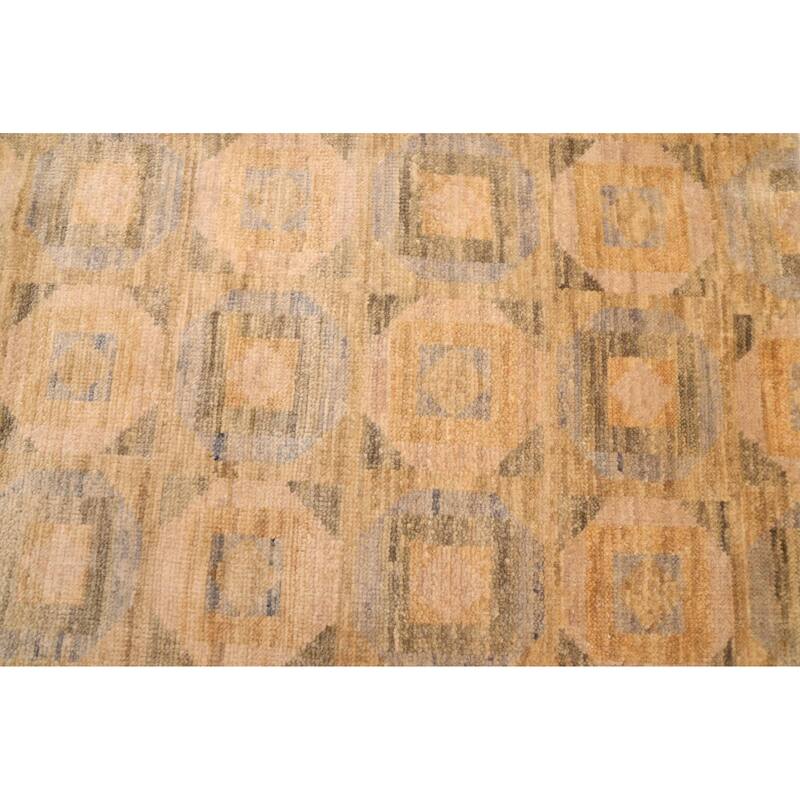 ECARPETGALLERY Hand-knotted Mystique Beige Wool Rug - 9'1 x 11'10