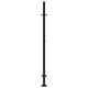 preview thumbnail 52 of 53, vidaXL Garden Gate Black 39.4x49.2" Steel Trace Design