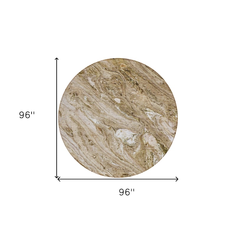 HomeRoots Abstract Transitional Rectangle Outdoor Rug