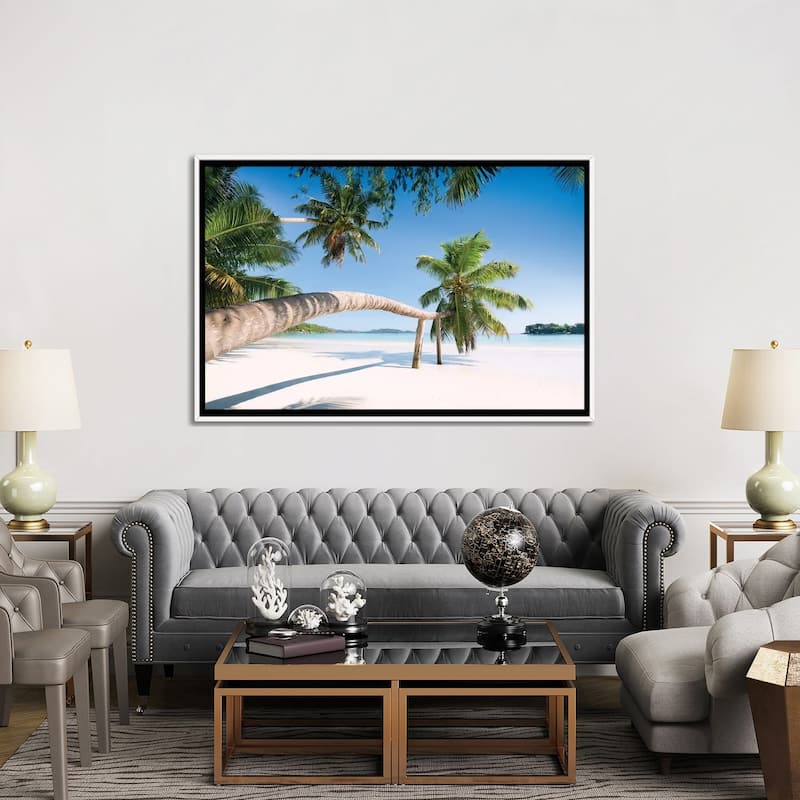 "Palm, Seychelles" by Stefan Hefele Framed