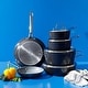 preview thumbnail 3 of 37, Sur La Table Kitchen Essentials 10 Piece PFA Free Titanium Ceramic Nonstick Interior Forged Aluminum Cookware Pots and Pans Set