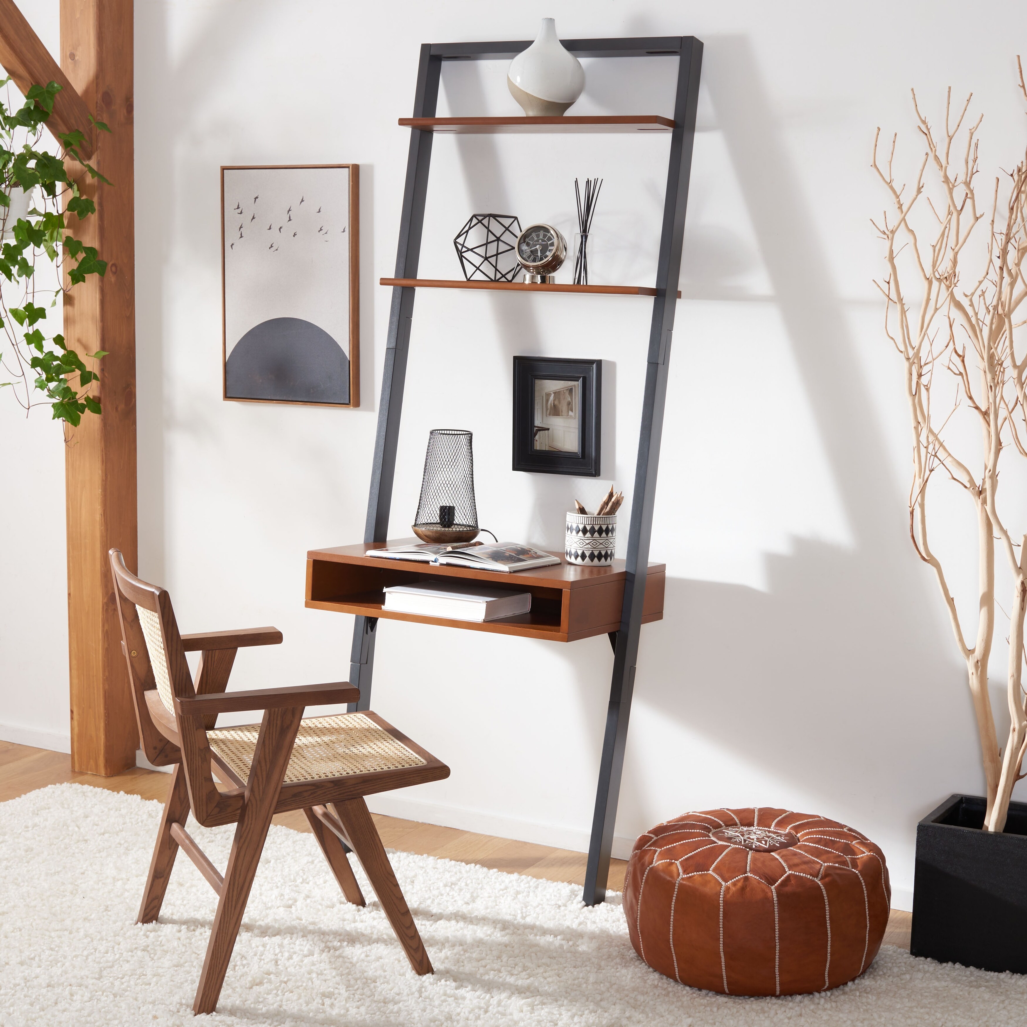 SAFAVIEH Kamy 2 Shelf Leaning Desk Bed Bath Beyond 32051803