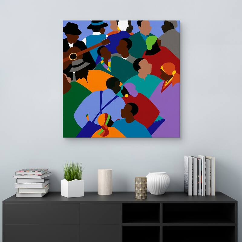 Jook Joint Gullah Islands by Synthia SAINT JAMES Canvas Art Print