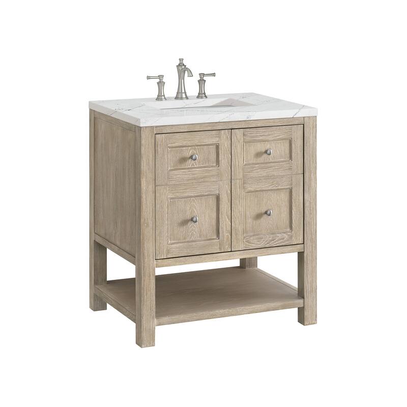 James Martin Vanities Breckenridge 30" Single Vanity, Whitewashed Oak