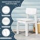 preview thumbnail 65 of 68, Modern Mini Kids Outdoor Dining Chair (Set of 2)