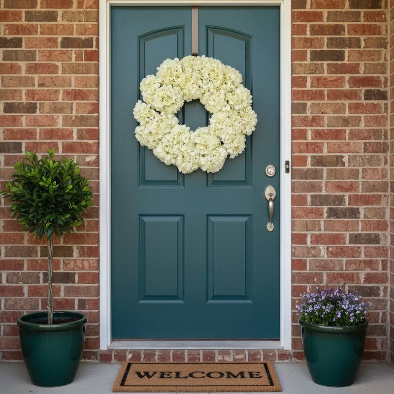 24" Hydrangea Wreath