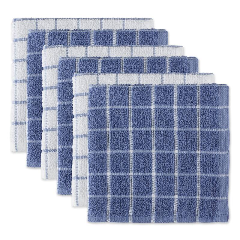 DII Artichoke Combo Windowpane Dishcloth (Set of 6)