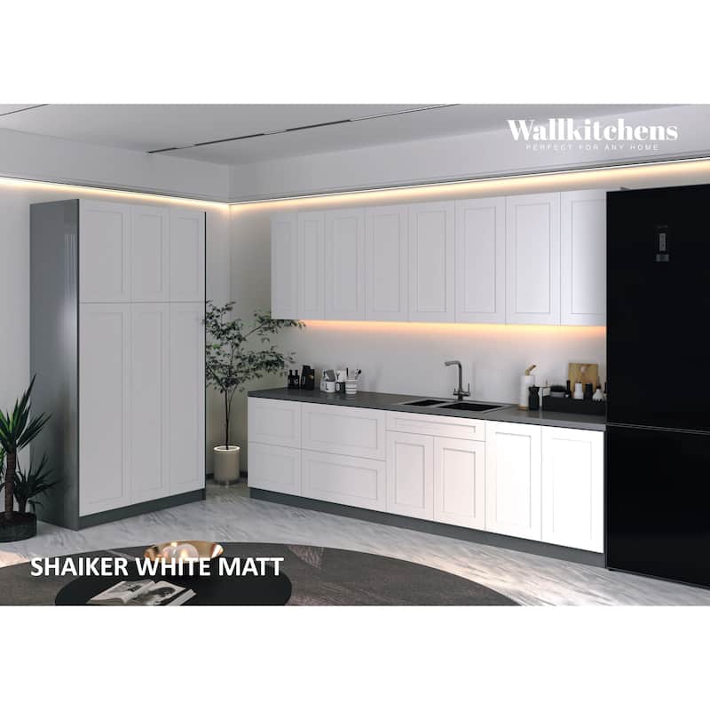 WEP1236-BLK Wall End Panel - 12x36