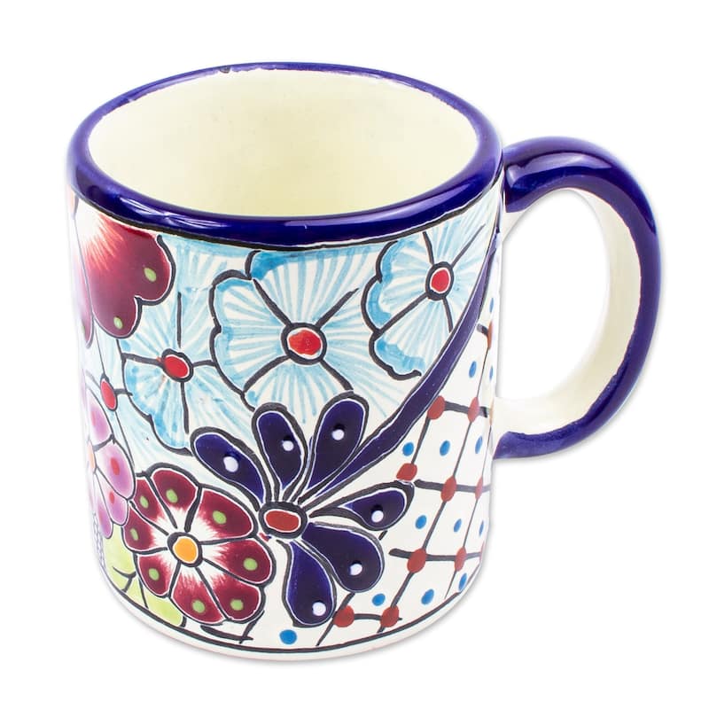 Novica Handmade Colors Of Mexico Ceramic Mugs (Set Of 4)