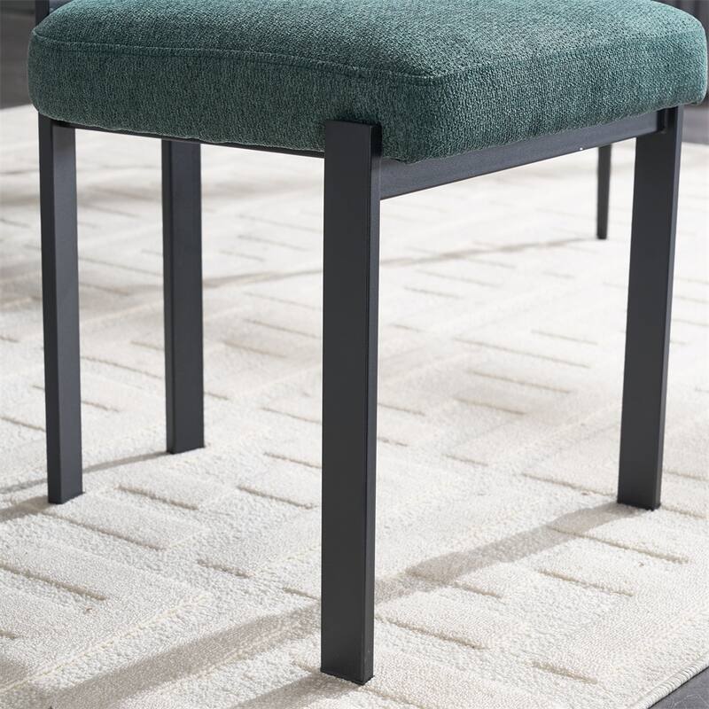 Dining Room Chairs Set of 2,Upholstered Boucle Kitchen Dining Chairs