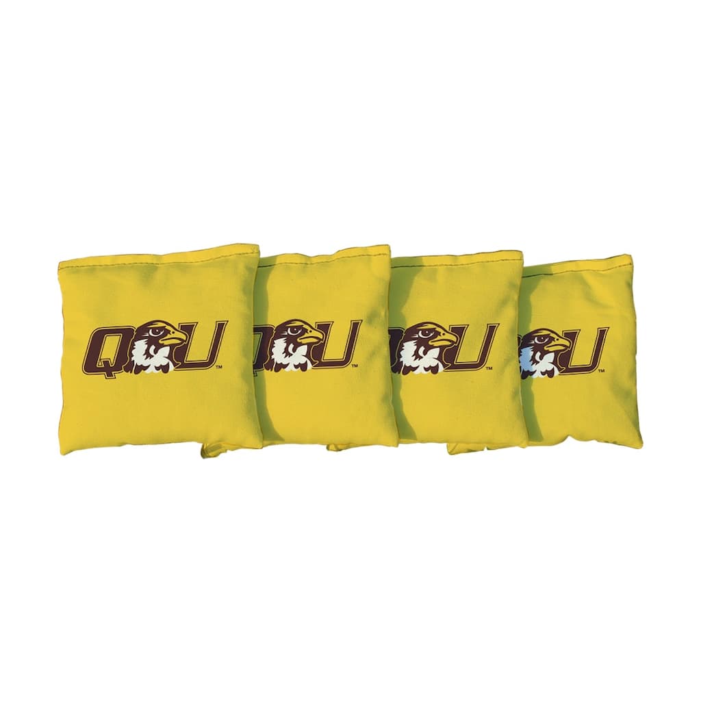 Replacement Quincy Hawks Yellow Cornhole Bags