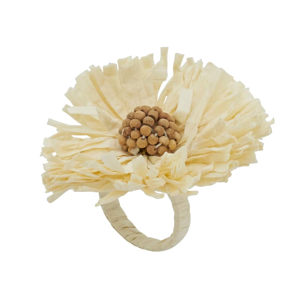 Raffia Charm Napkin Ring (Set of 4)