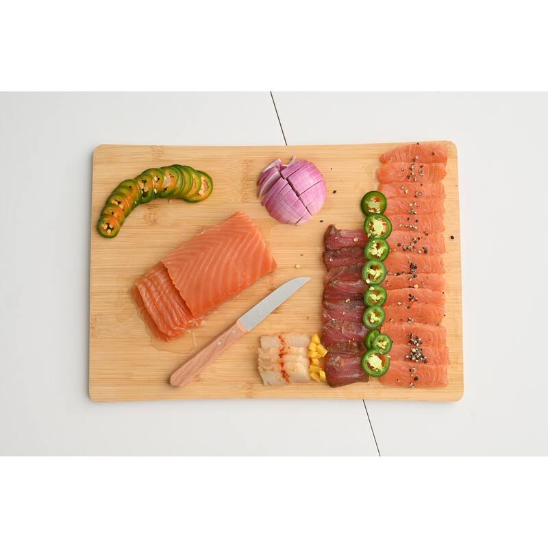 YBM Home Bamboo Rectangle Cutting Board