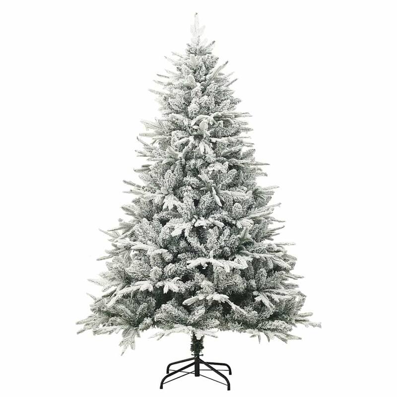 vidaXL ArtificialChristmasTree with Stand Green 114 x 114 x 210 cm PVC - 82.7