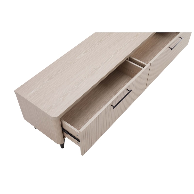 Manhattan Comfort Mid Century Modern Jodie 68.9 Inch TV Stand