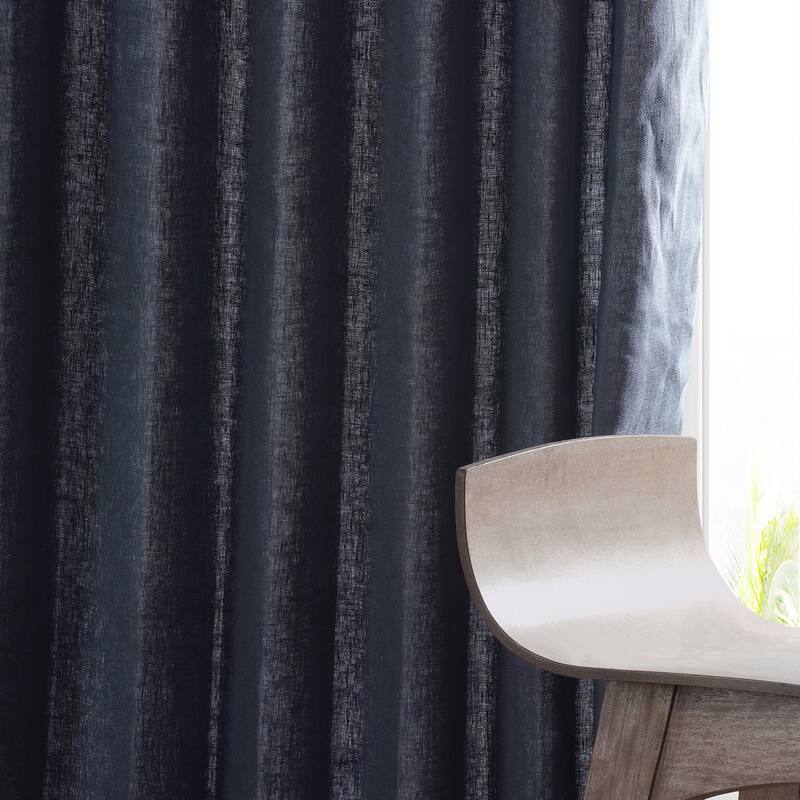 Exclusive Fabrics French Linen Lined Curtain Panel (1 Panel)