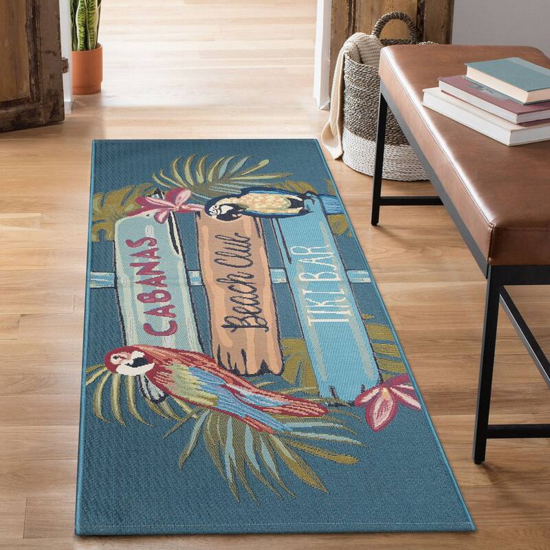 Liora Manne Esencia Summer Signs Indoor/Outdoor Mat